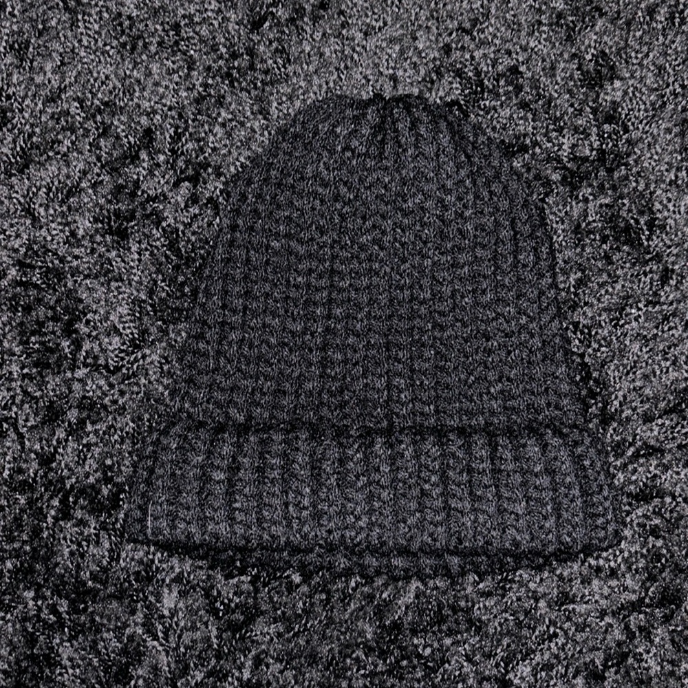 Women’s Black Crochet Beanie